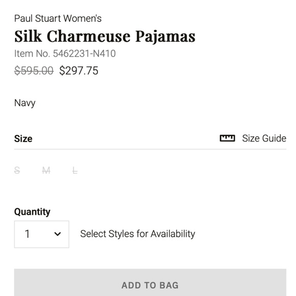 Paul Stuart Silk Pajama Set - Picture 11 of 14